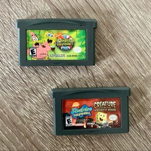 Spongebob Squarepants Gameboy Advance games